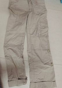 Adjustable Wide Leg Cargo Pants