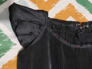 Beautiful Black and Red Party Frock