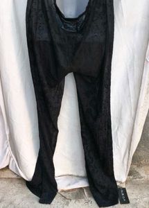 71511. Black Patterned Lounge Pants