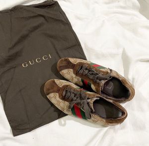 Classic Gucci GG Web Sneakers. Monogram 2005