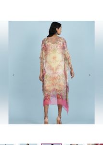 Aarke Ritu KumarPrinted V-neck Kaftan with Camisol