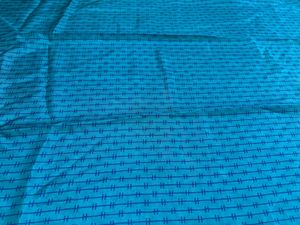 Elegant Purple Printed  material for making scrunc