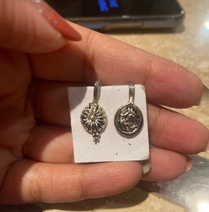 Combo Antique Oxidised Chandbali Earrings&amp;Nosepin