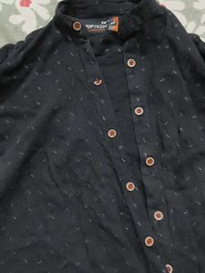 Stylish Black Long Sleeve Shirt