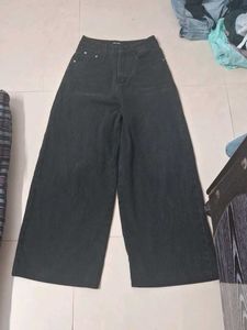 Wide Leg Denim Pants