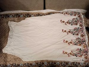 Embroidered White Top