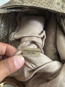Real Python Leather Bag