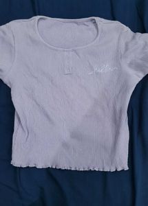 CUTE Y2K PURPLE FLARE LEG CO ORD SET