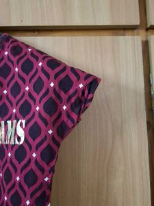 Patterned Crop Top