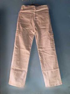 White Cargo Style Pants