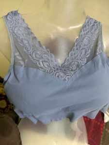 Comfy Lace Trim Bra