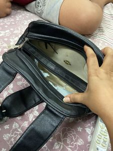 Black handbag