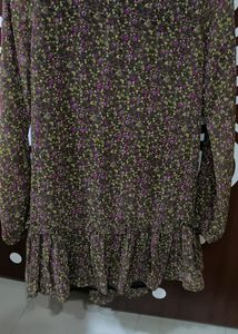 Floral Print Multicolour Top For Women