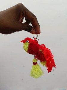 Yarn Bird Keychain Cute Keychai