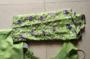 Green Kashmiri Embroidered Kurta Set