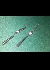 Grunge Heart Earrings
