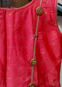 Pink &amp; Blue Embellished Dress