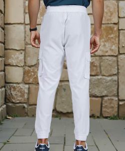 White Cargo Pants