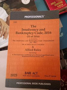 Insolvency and Bankruptcy Code