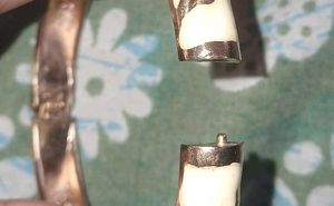 Vintage Floral Bangle Bracelet