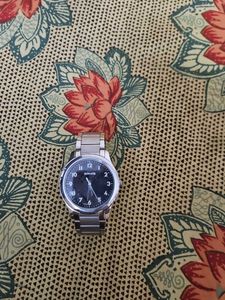 Sonata Silver Watch