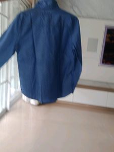 Blue Polka Dot full sleeve shirt for boy age 6-8