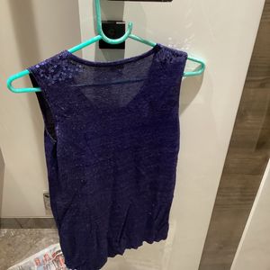 Sparkly Sleeveless Top