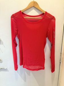 Beautiful Red Mesh Top