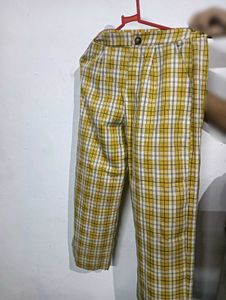 Yellow Striped Trousers