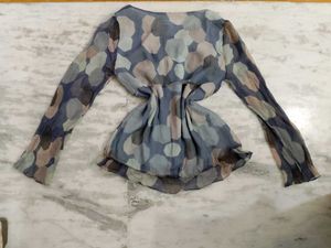 Stylish Top with Tie Detail.