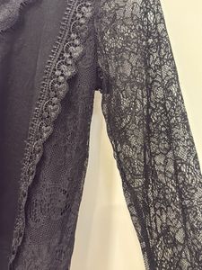 Elegant Black Lace Top