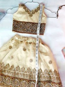 cream baby girl lehenga ✨❤️