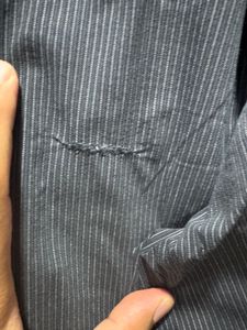 Armani Exchange Black Striped Shirt