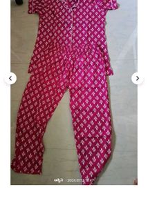 Floral Print Night Suit