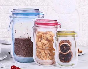 Bottle Shaped Pouches With Zipper