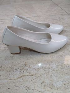 White Ballet Heels