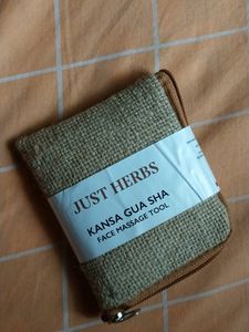 Just Herbs Kansa Gua Sha Face Massage Tool