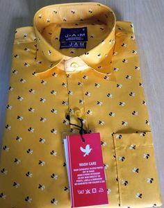 Stylish Yellow Printed Shirt