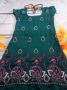 Embroidered Cotton Kurti