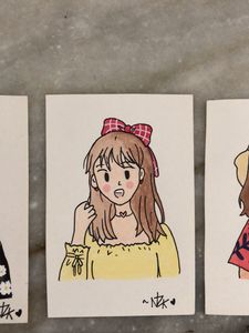 Aesthetic Character Paintings SET OF 12💗