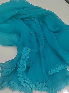 Beautiful Blue Color Dupatta