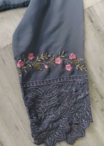 Long Kurta With Lace