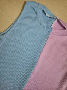 Combo Of Ribbed Knit Tank Tops  - In 3 Color