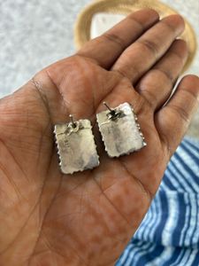 925 Silver Amrapali Pearl Studs