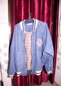 Vintage Denim Embroidered Jacket