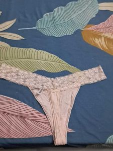 Lace Thong Panty five in imported fabric