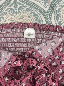 Korean Mauve Smocked Dress