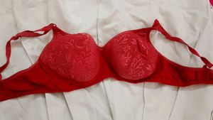 Beautiful Red Padded Bra