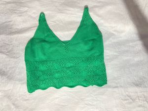 Prettiest Green Crochet Top🍓
