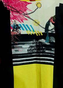 Lime Green Printed Kurta